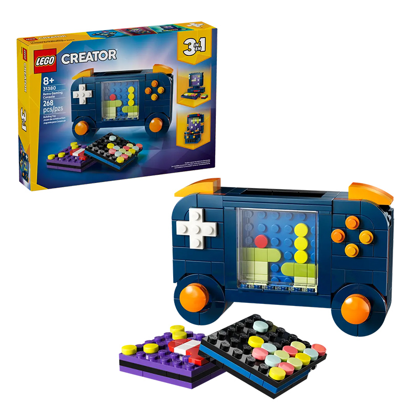 Retro Handheld Console - LEGO Creator 3in1 Building Blocks LG-31380