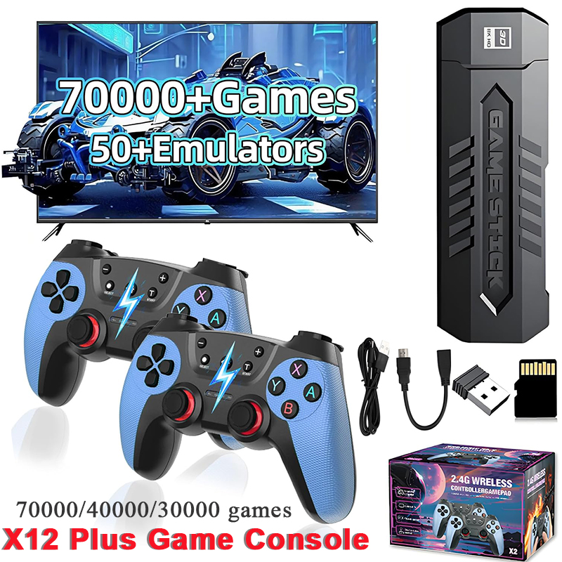 Retro Gaming Handheld Console - X2 Retro Game Stick with 128GB