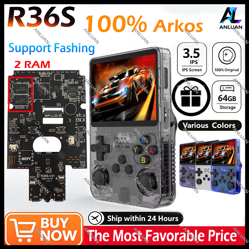 Retro Gaming Images - Genuine R36S Retro Handheld Game Player