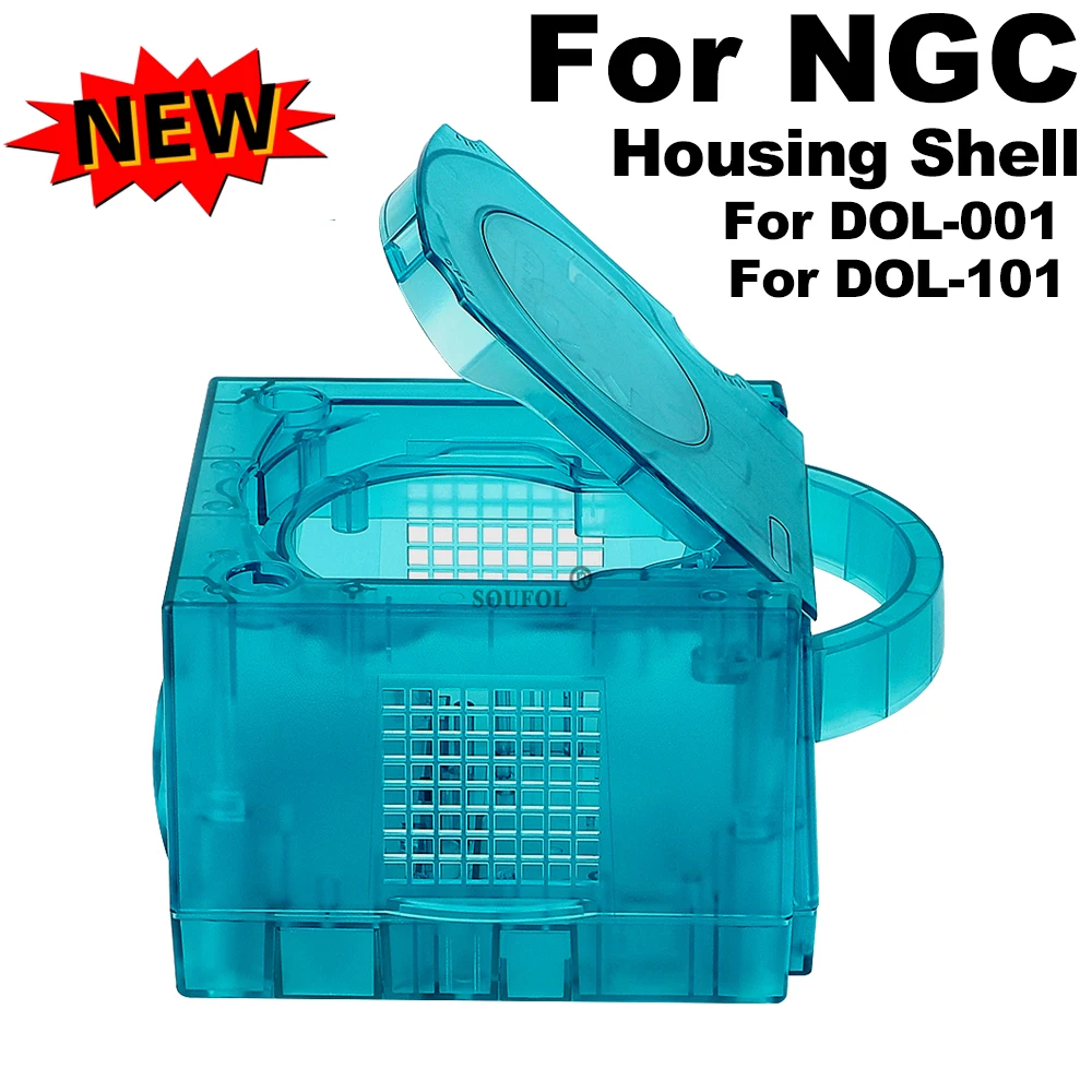 Retro Handheld Console - Ice Blue Replacement Case for Gamecube