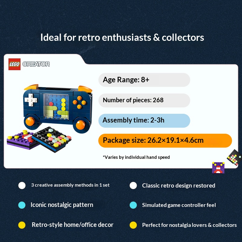 LEGO Creator 3in1 Building Blo - đánh giá và giá Retro Handheld Console