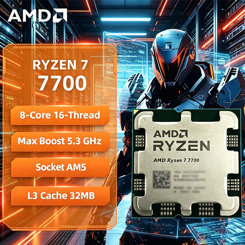 AMD Ryzen 7 7700 R7 7700 CPU 8 - đánh giá và giá Amd Cpu Ryzen 7