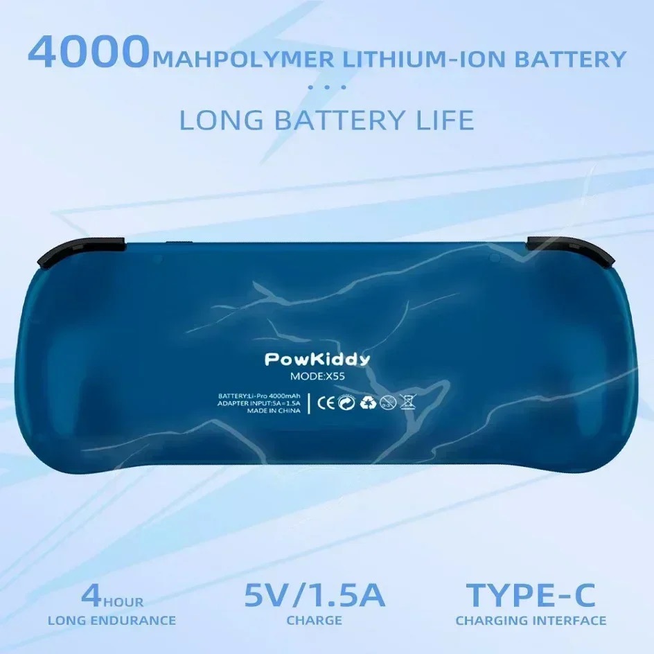 POWKIDDY X55 Handheld Game Con - đánh giá và giá Retro Gaming Theme