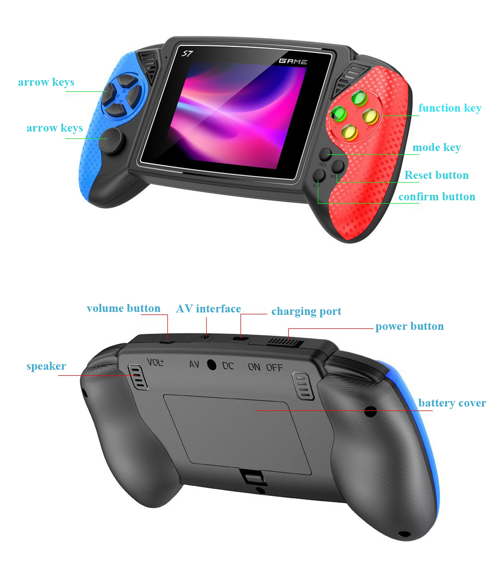S7 Retro Handheld Game Console - đánh giá và giá Retro Gaming Handheld Console