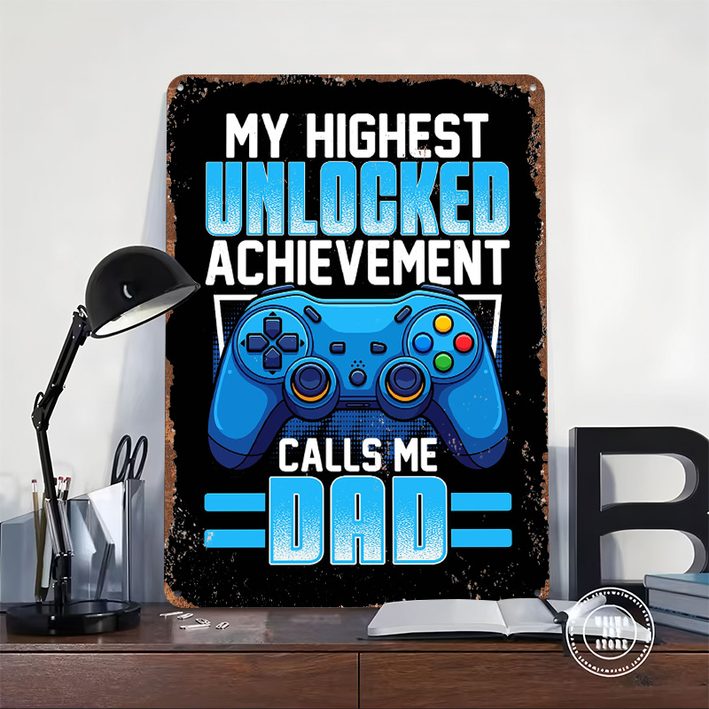 Gaming Dad Achievement Tin Pos - đánh giá và giá Retro Gaming Achievements