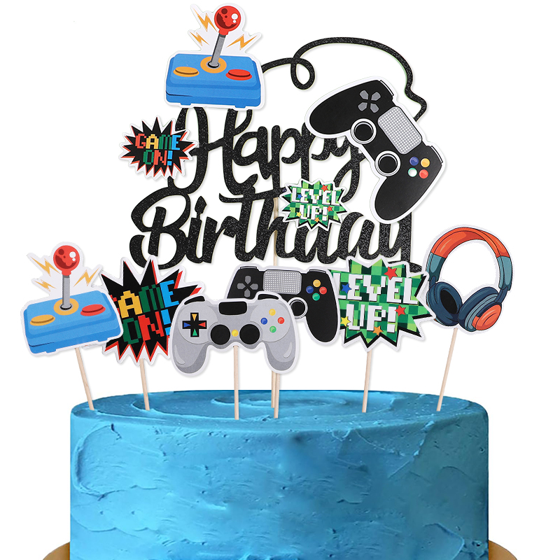 13Pcs Video Retro Game Cake To - đánh giá và giá Retro Gaming Theme