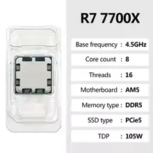 AMD Ryzen 7 7700X R7 7700X 8 C - đánh giá và giá Amd Cpu Ryzen 7
