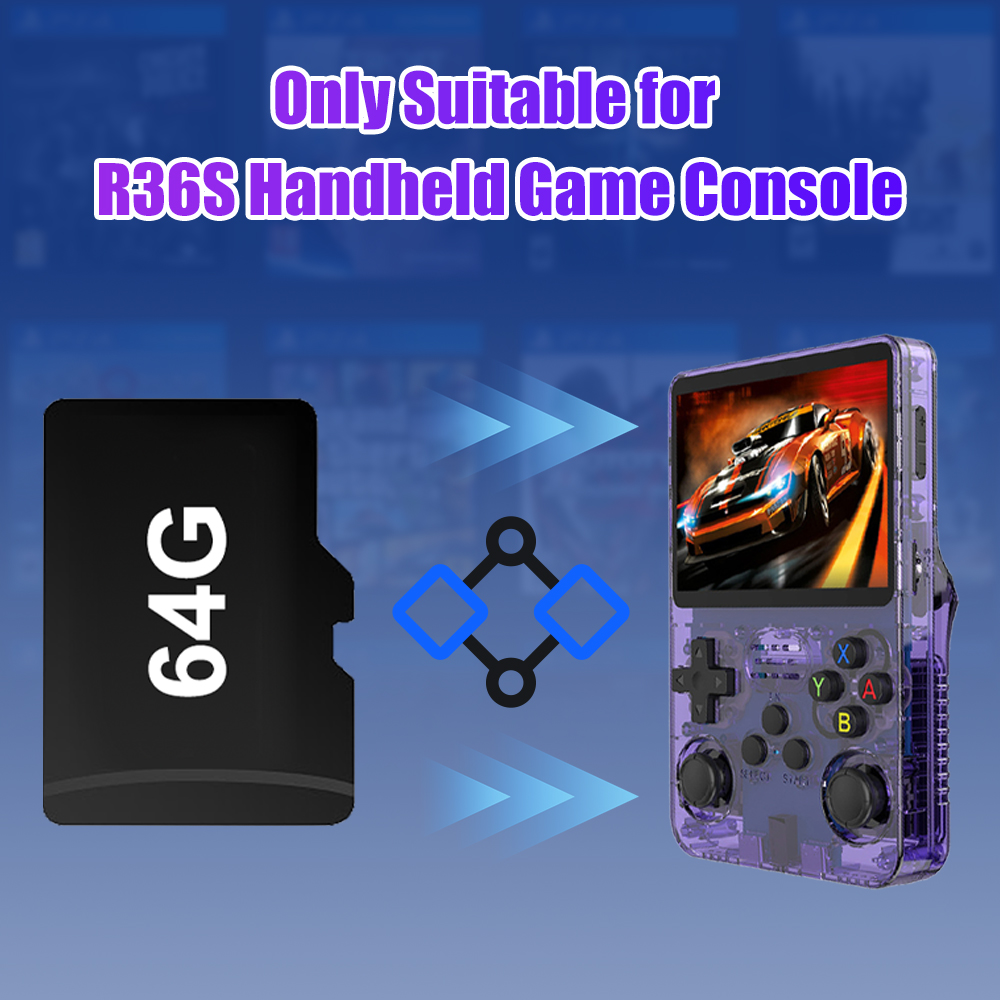 64G Game TF Card for R36S Vide - đánh giá và giá Retro Gaming Handheld Console