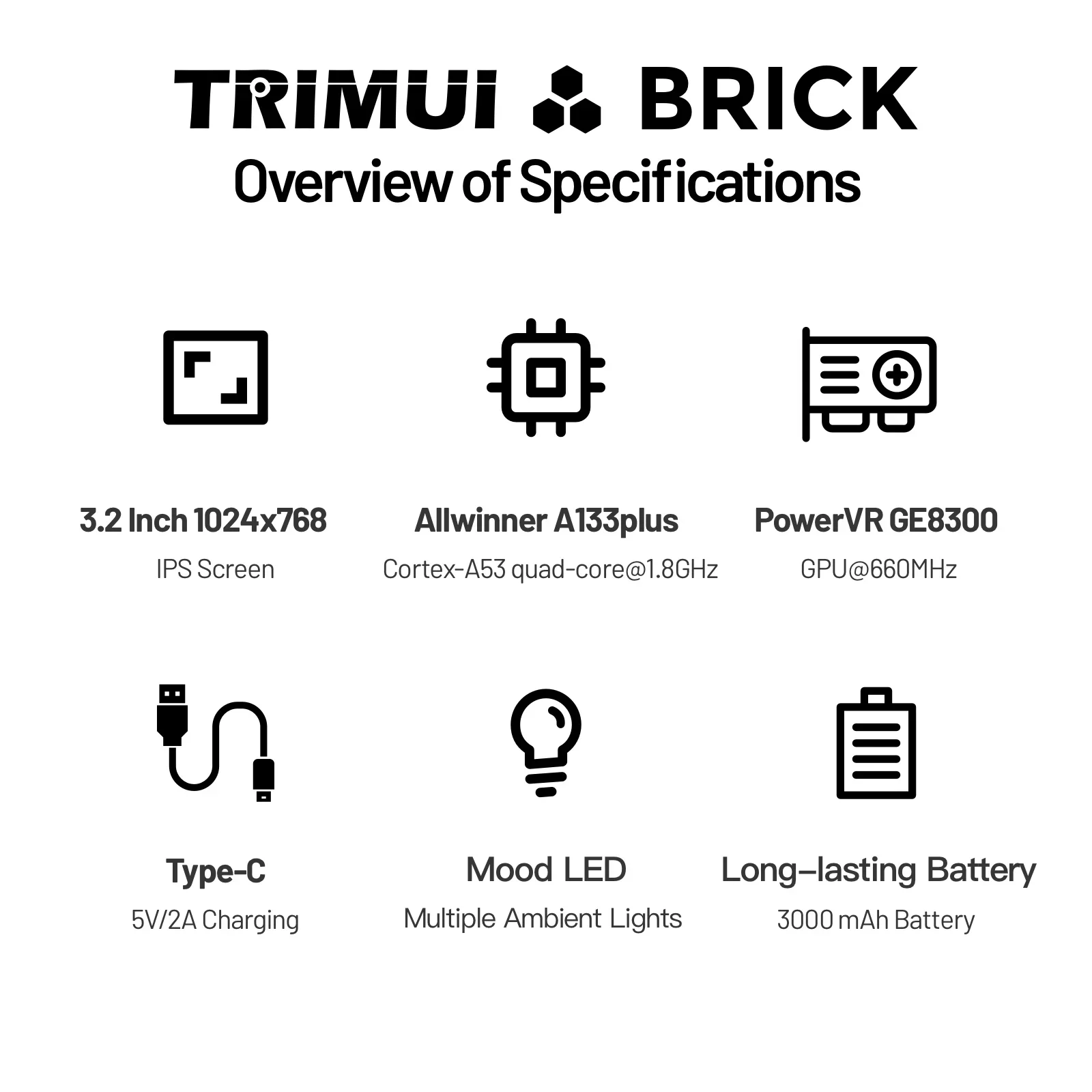 TRIMUI BRICK Handheld Game Con - đánh giá và giá Retro Gaming Images