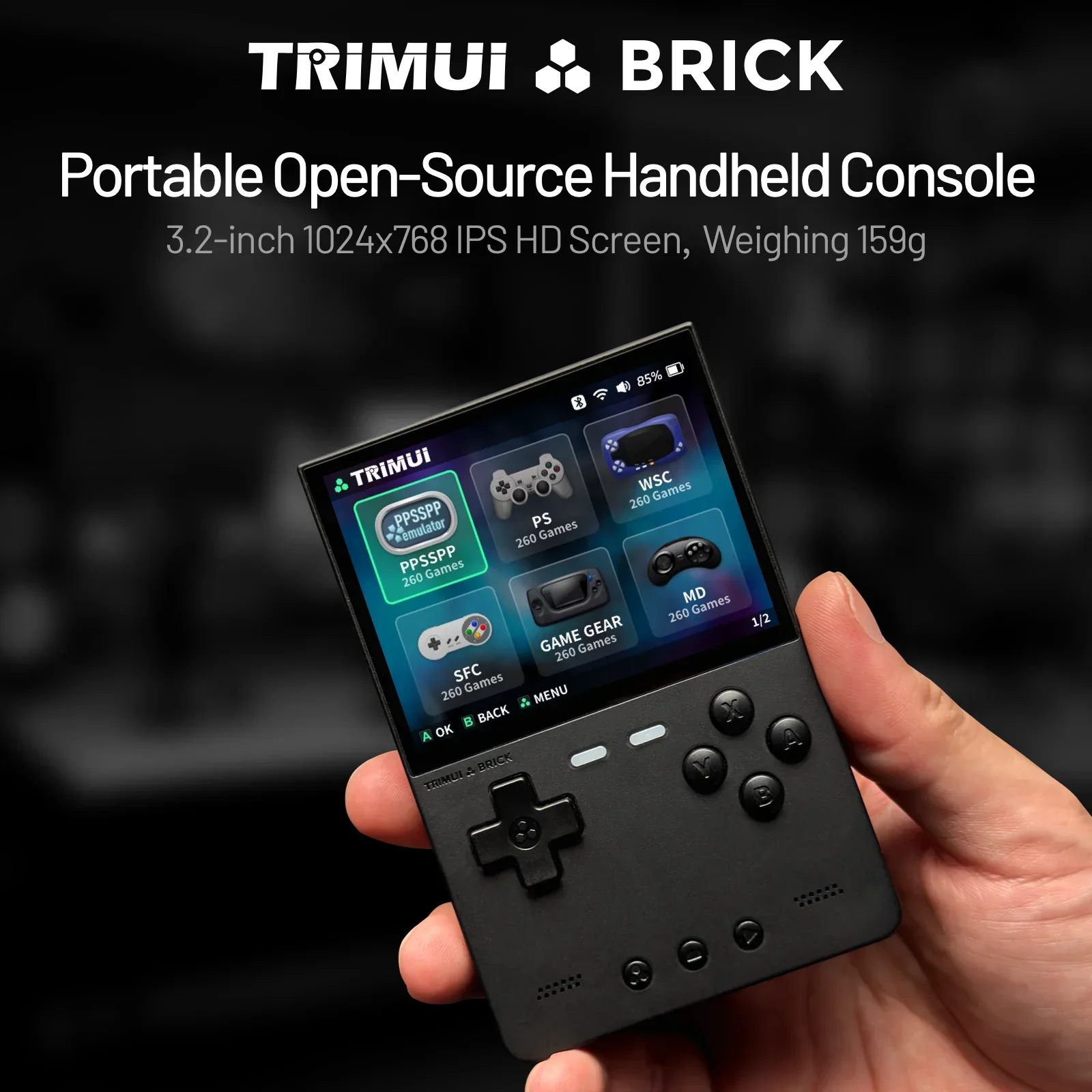 TRIMUI BRICK Handheld Game Con - đánh giá và giá Retro Gaming Images