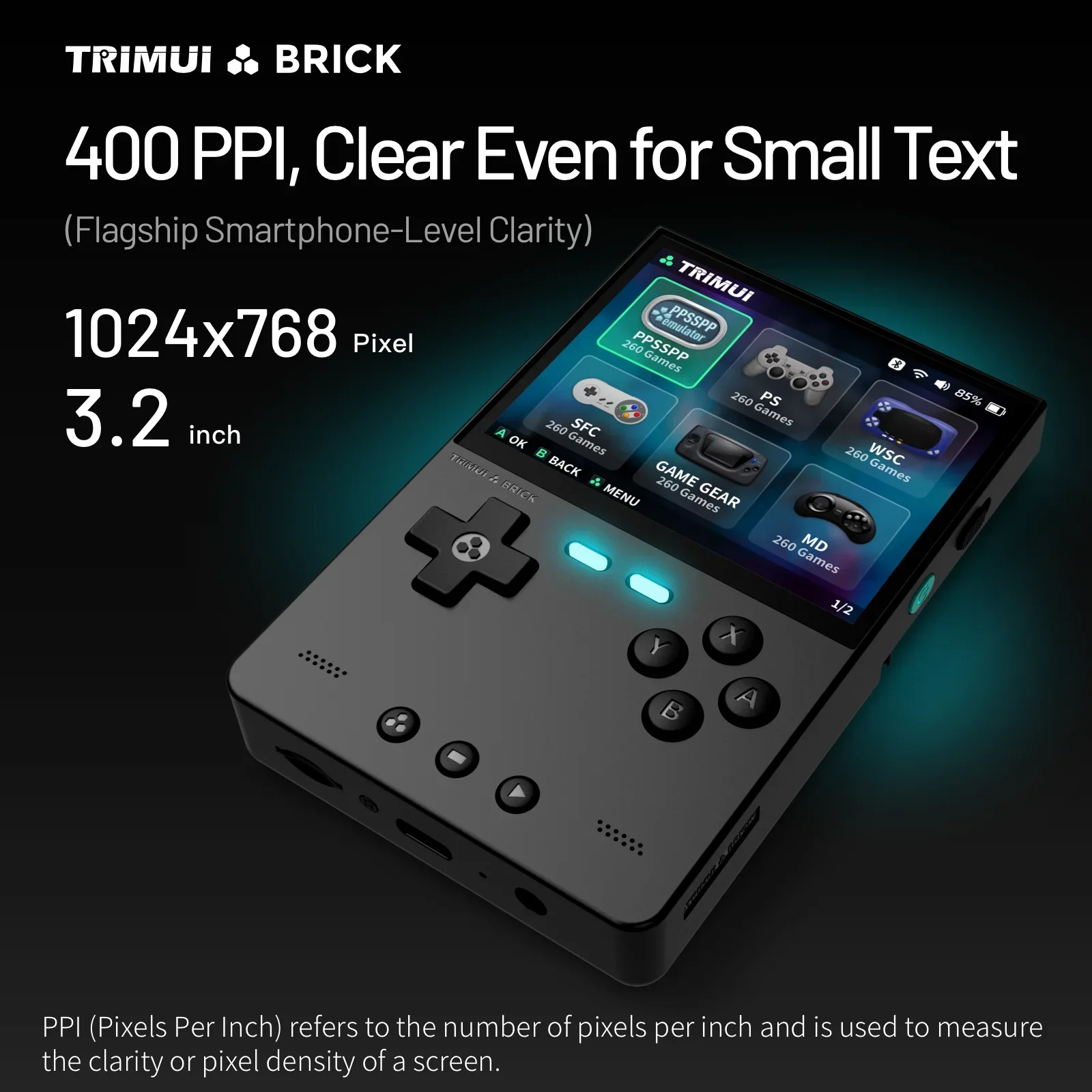TRIMUI BRICK Handheld Game Con - đánh giá và giá Retro Gaming Images