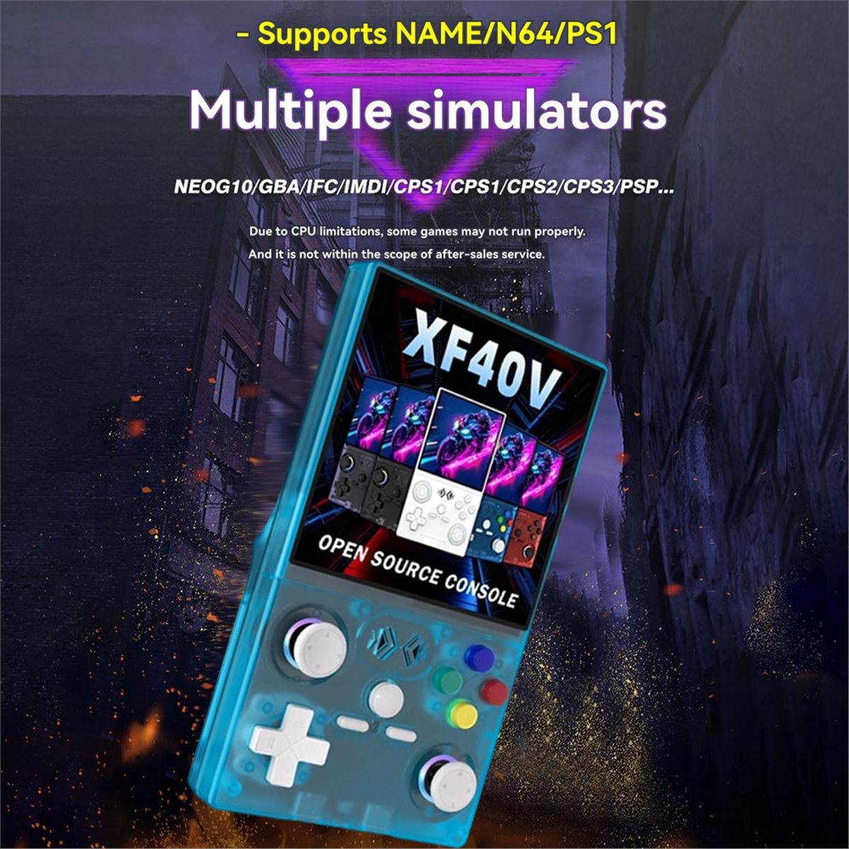 A86G NEW XF40V Retro Handheld  - đánh giá và giá Retro Gaming Handheld Console