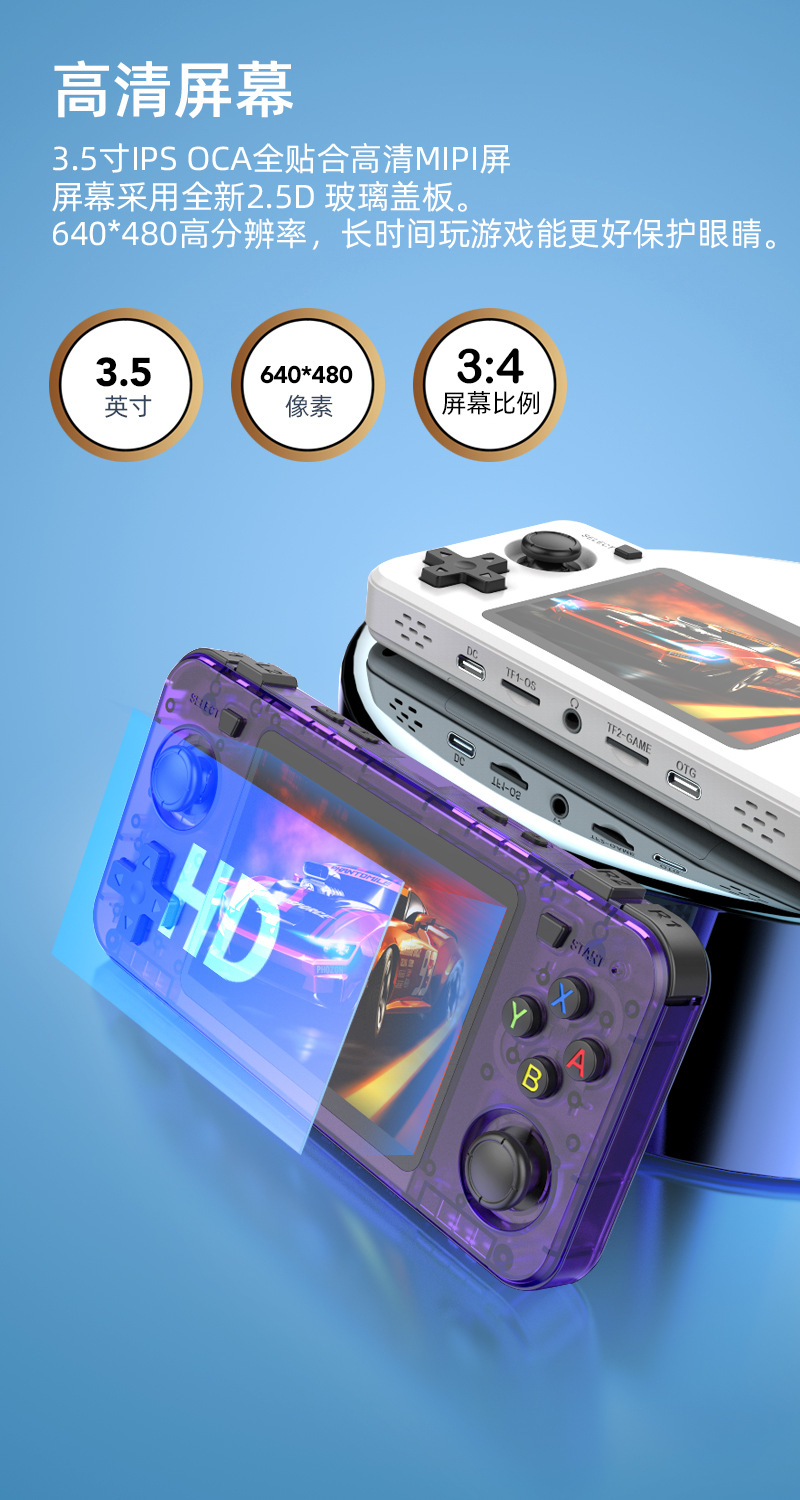 New R36H Retro Handheld Consol - đánh giá và giá Retro Gaming Images